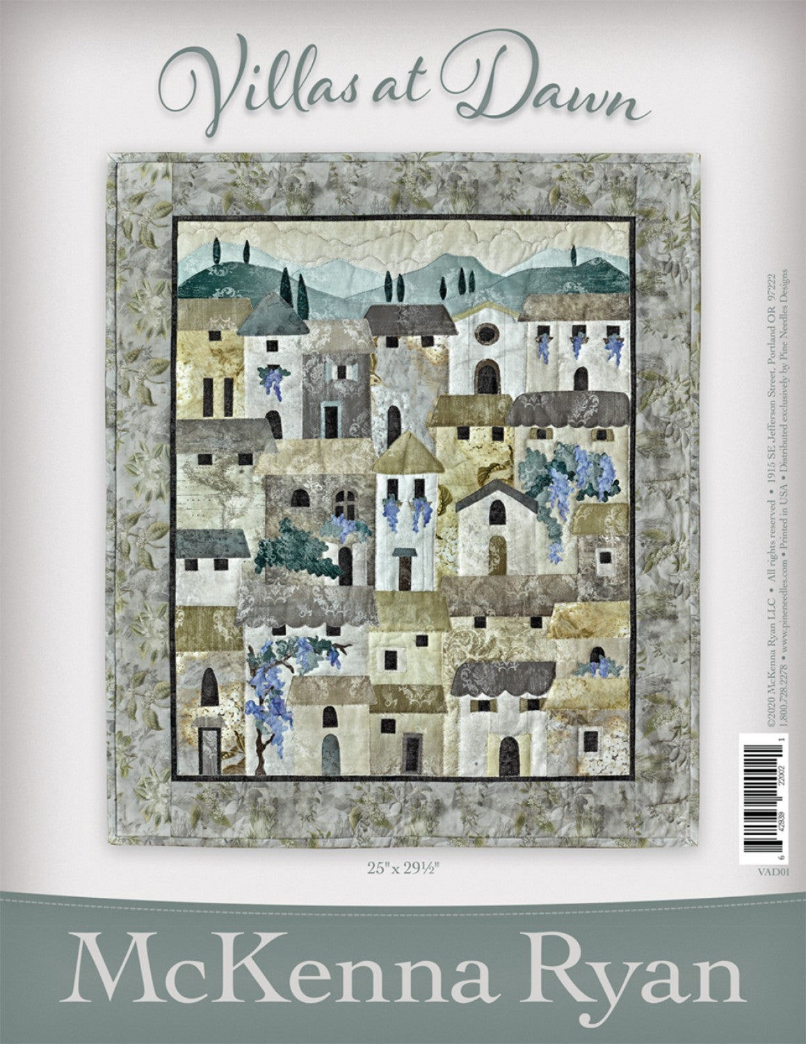 Villas at Dawn Applique Pattern