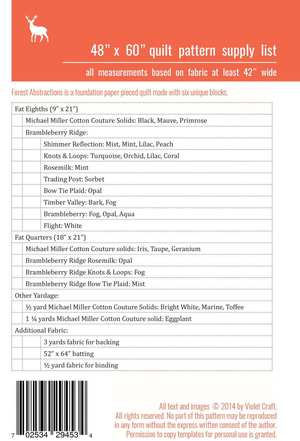 Forest Abstractions Quilt