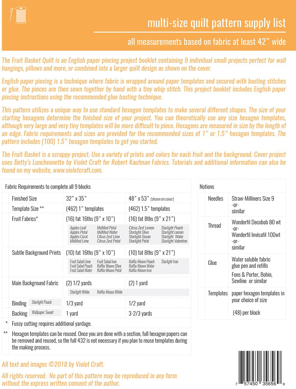 The Fruit Basket EPP