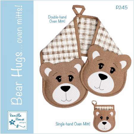 Bear Hugs Oven Mitts Pattern by Vanilla House