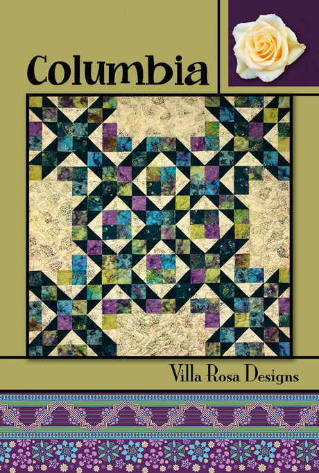 Columbia Quilt Pattern by Villa Rosa Designs