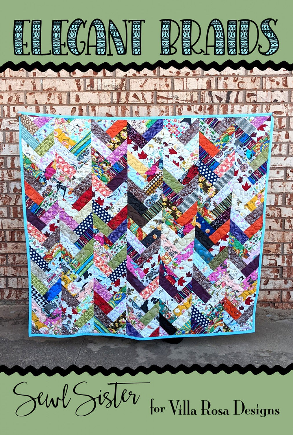 Elegant Braids Quilt Pattern by Villa Rosa Designs