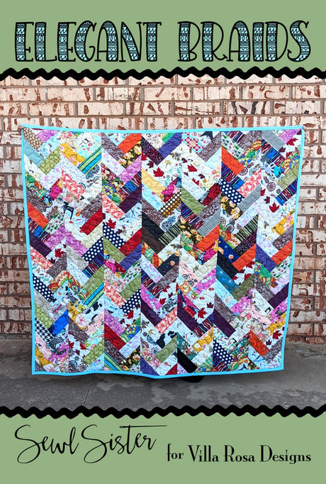 Elegant Braids Quilt Pattern by Villa Rosa Designs
