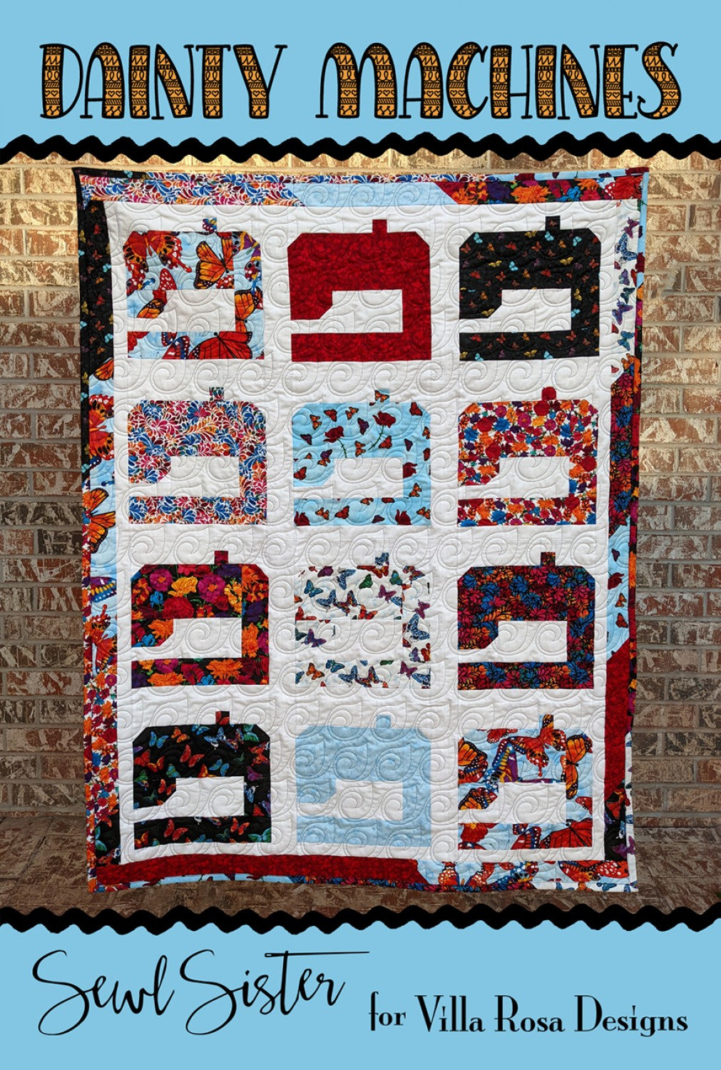 Dainty Machines Quilt Pattern by Villa Rosa Designs