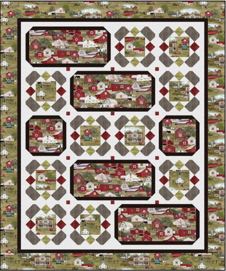 Village View Downloadable Pattern