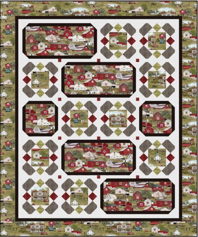 Village View Downloadable Pattern