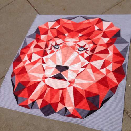 Jungle Abstractions - The Lion Quilt