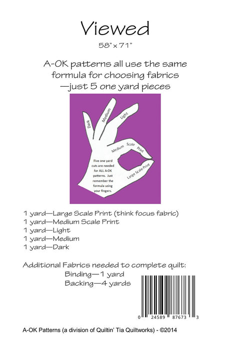 Viewed A OK 5 Yard Pattern