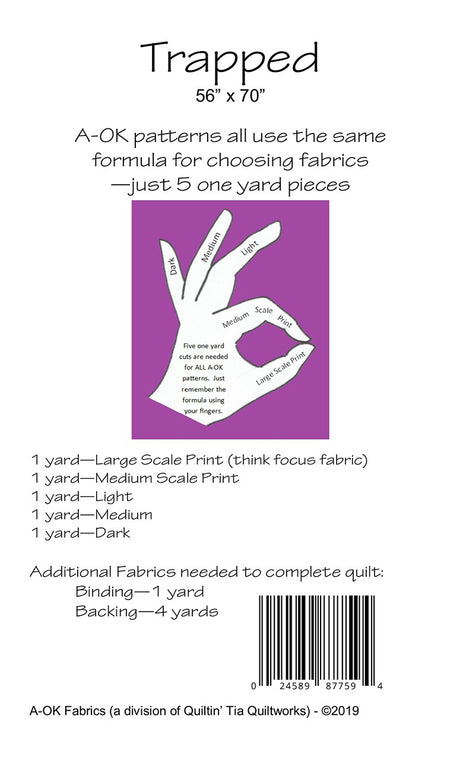 Trapped - A-OK 5 Yard Pattern