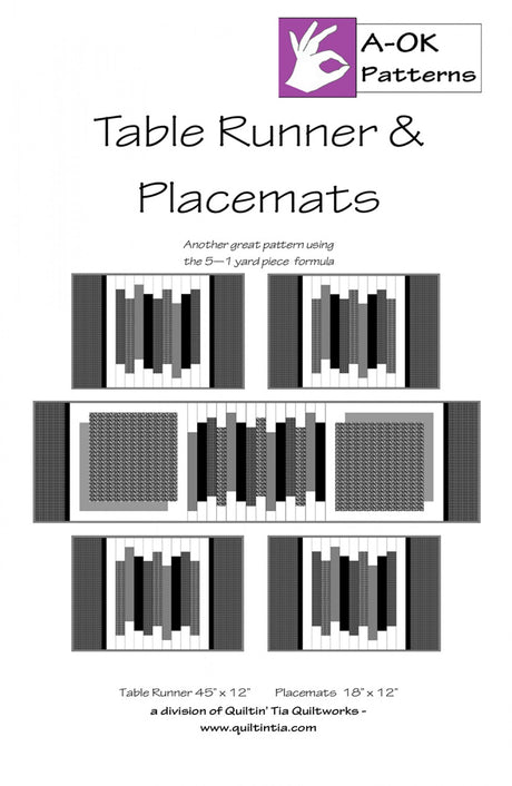 A-OK Table Runner and Placemats Pattern