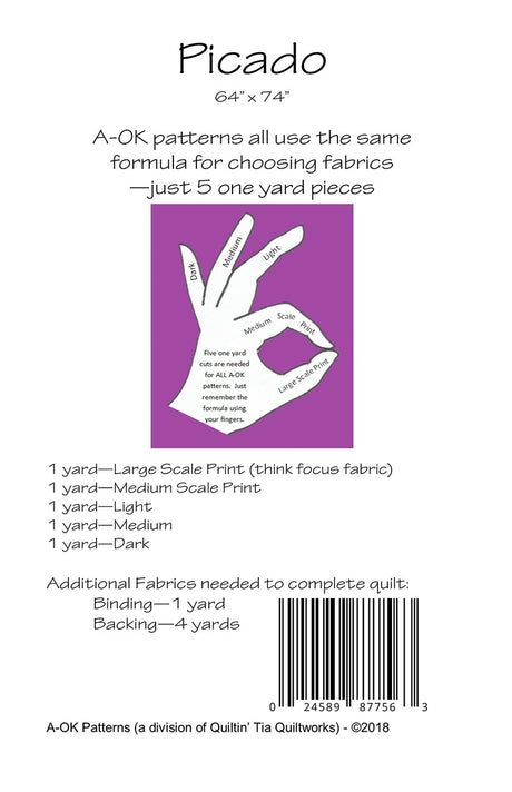 Picado A OK 5 Yard Pattern
