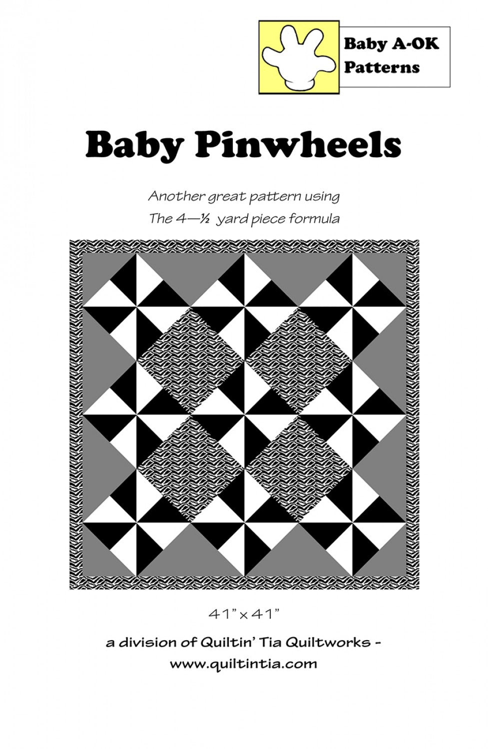 Baby Pinwheels - Baby A-OK Quilt Pattern