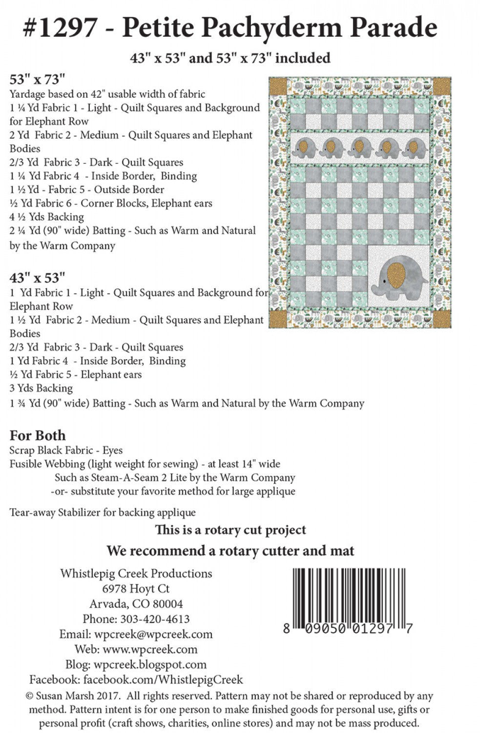 Petite Pachyderm Parade