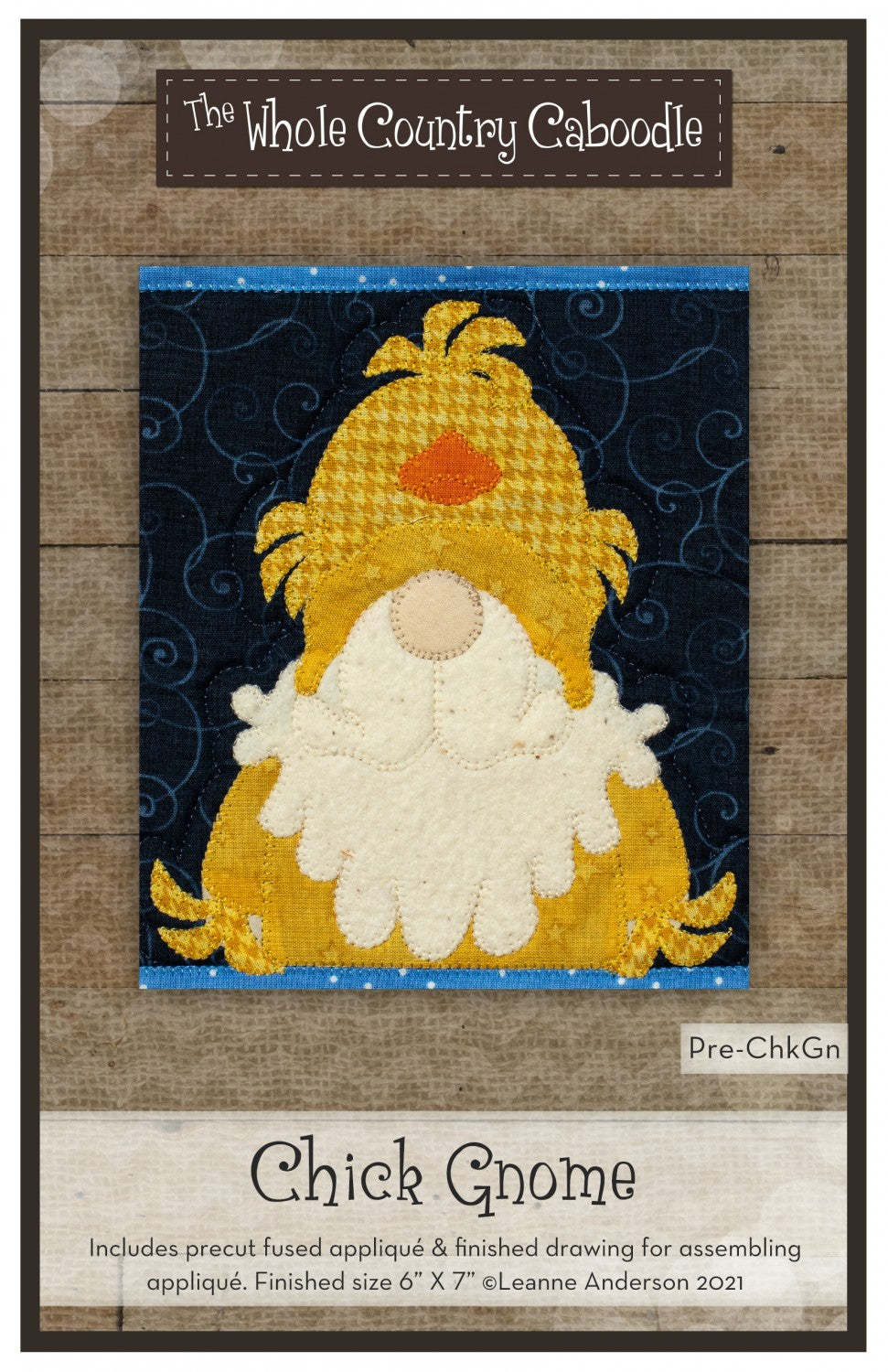 Chick Gnome Precut Fused Applique Pack