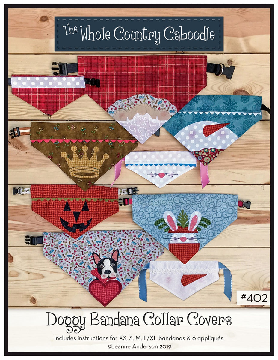 Doggy Bandana Collar Covers Quilting Patterns – Quilting Books Patterns and  Notions, image size:928x1200