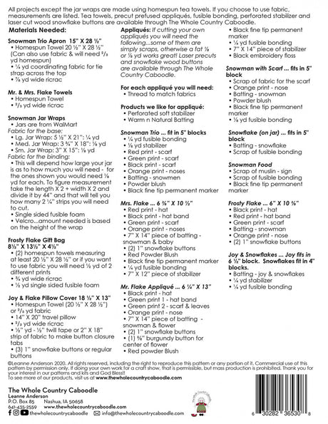 Joyful Snow Flakes Pattern