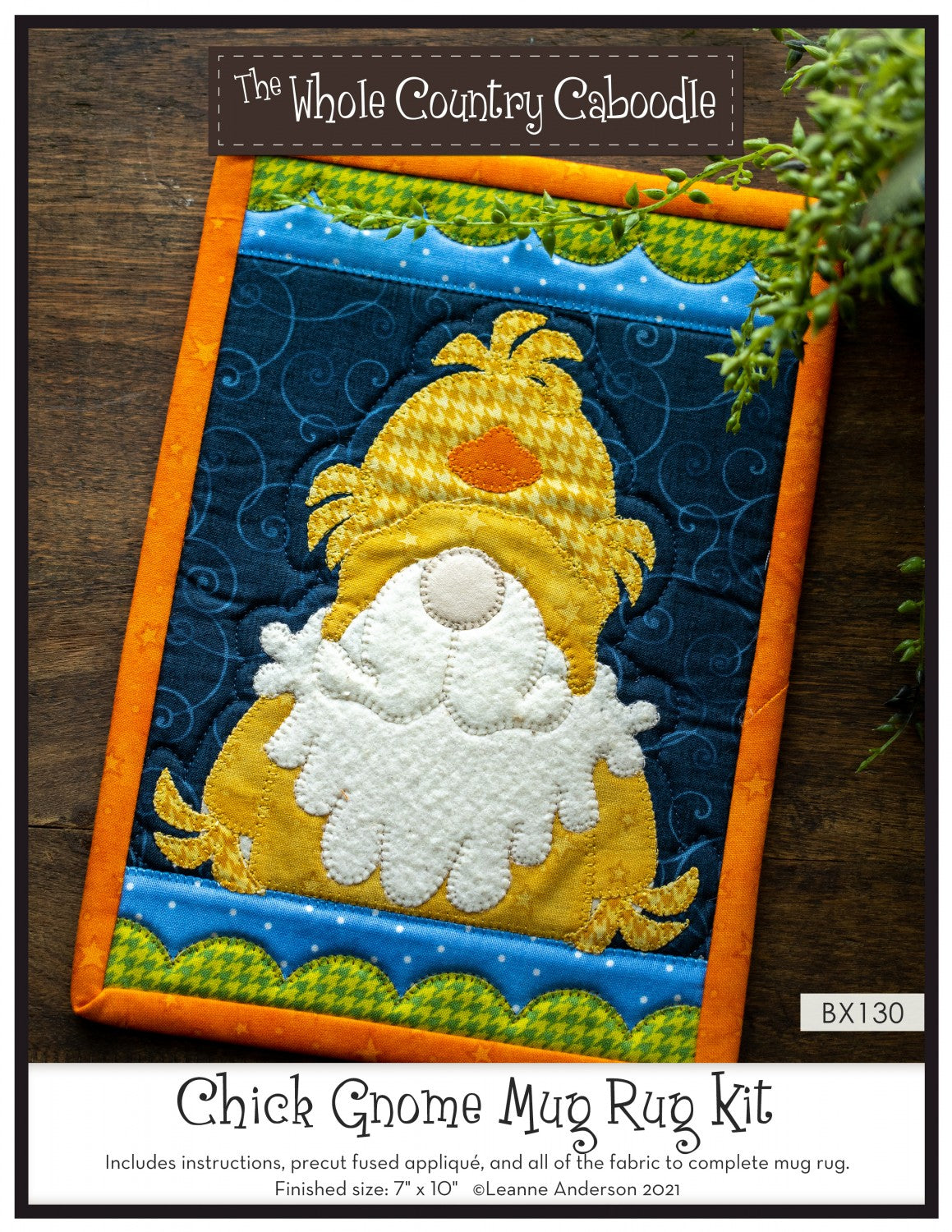 Chick Gnome Mug Rug Kit
