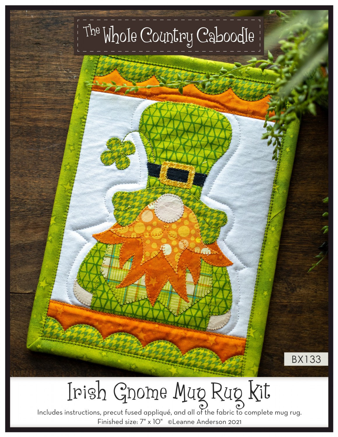 Irish Gnome Mug Rug Kit