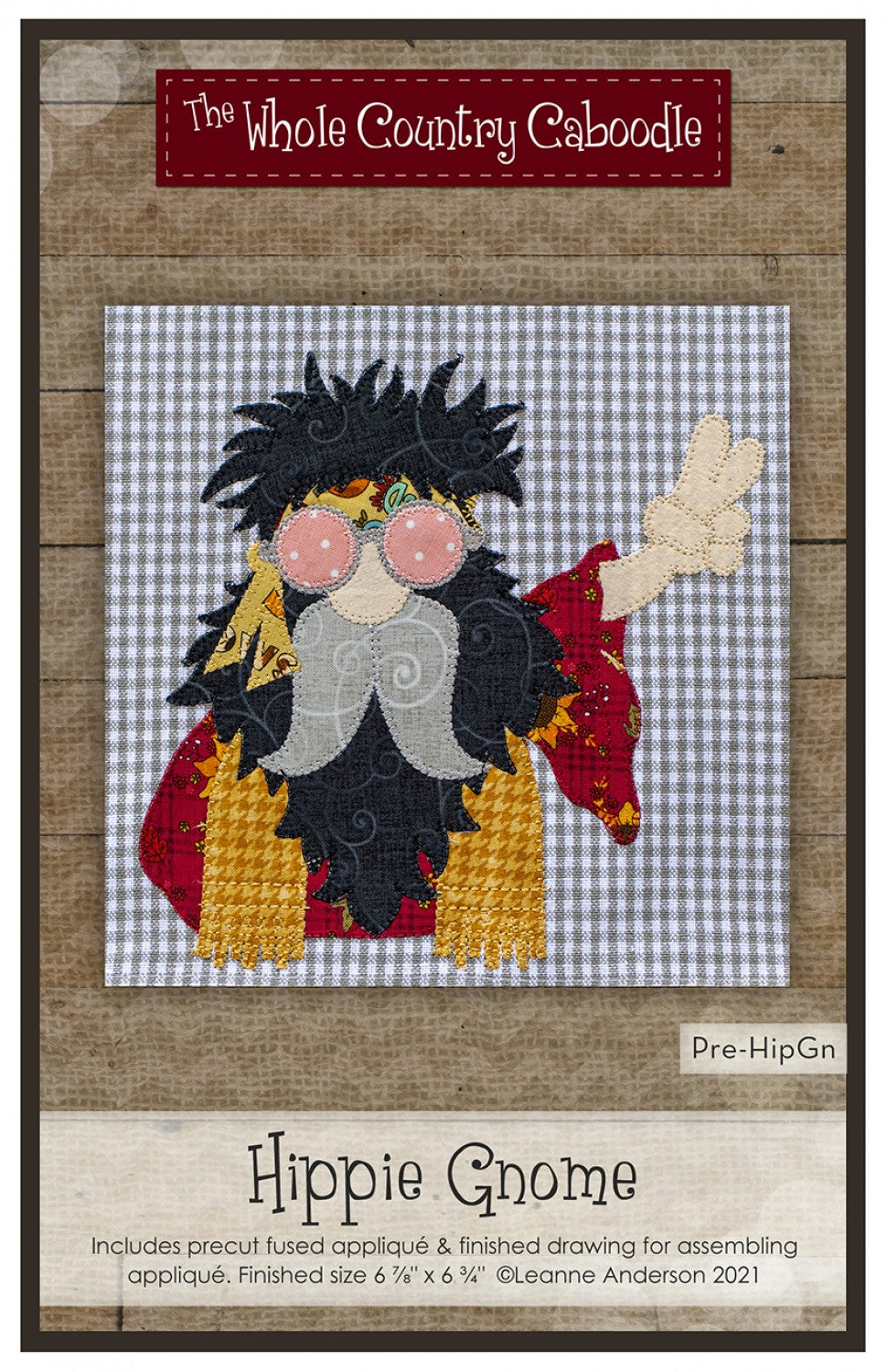 Hippi Gnome Precut Fused Applique Pack