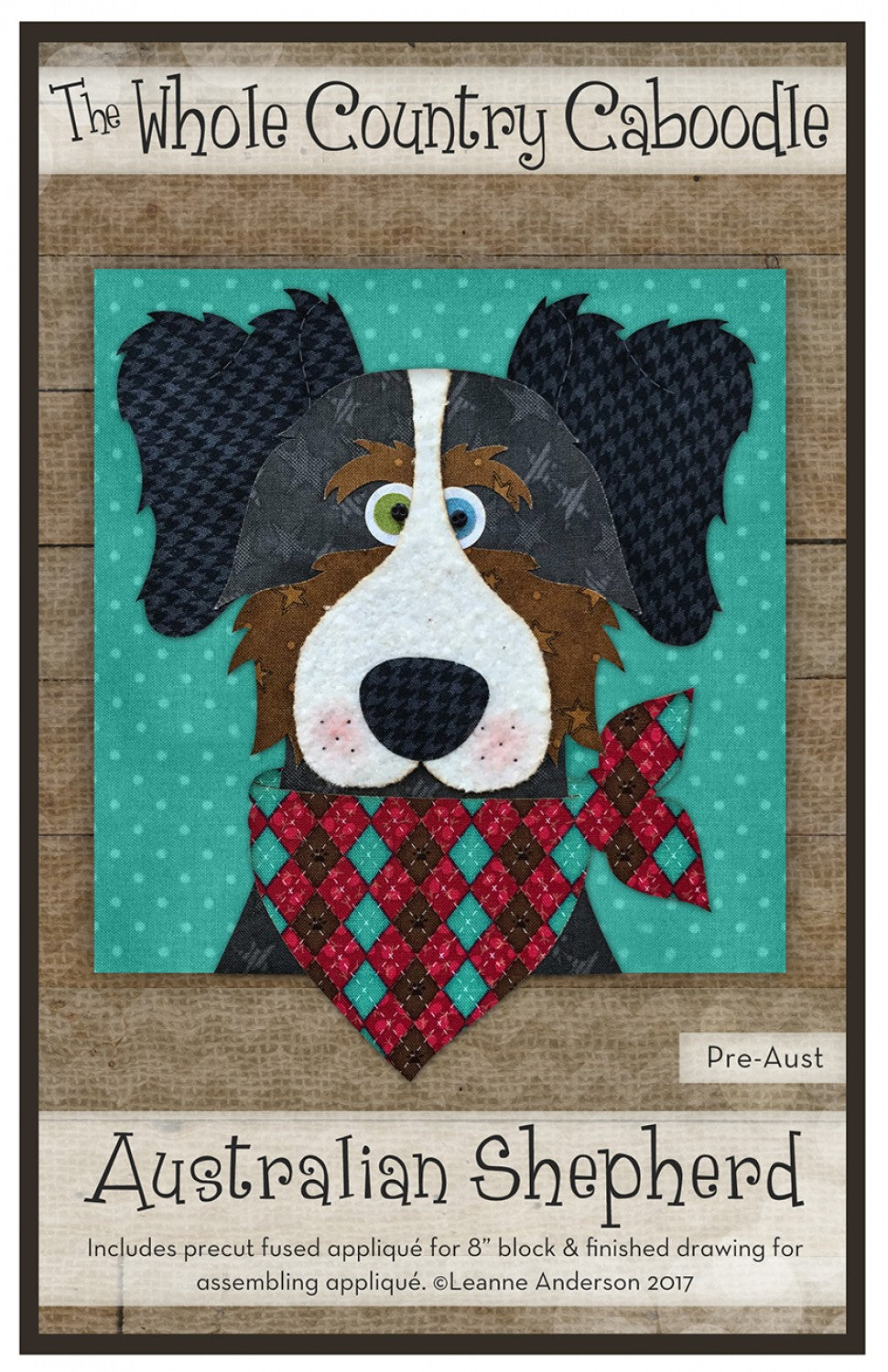 Australian Shepherd Precut Fused Applique Pack