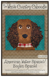 American Water Spaniel/Boykin Spaniel Fused Applique Pack