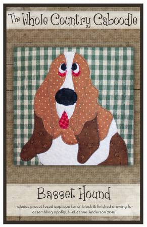 Basset Hound Precut Fused Applique Pack