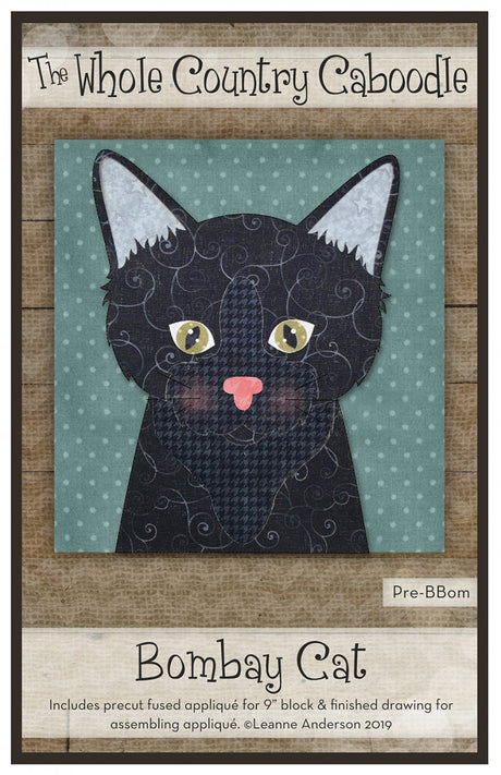 Bombay Cat Precut Fused Applique Pack
