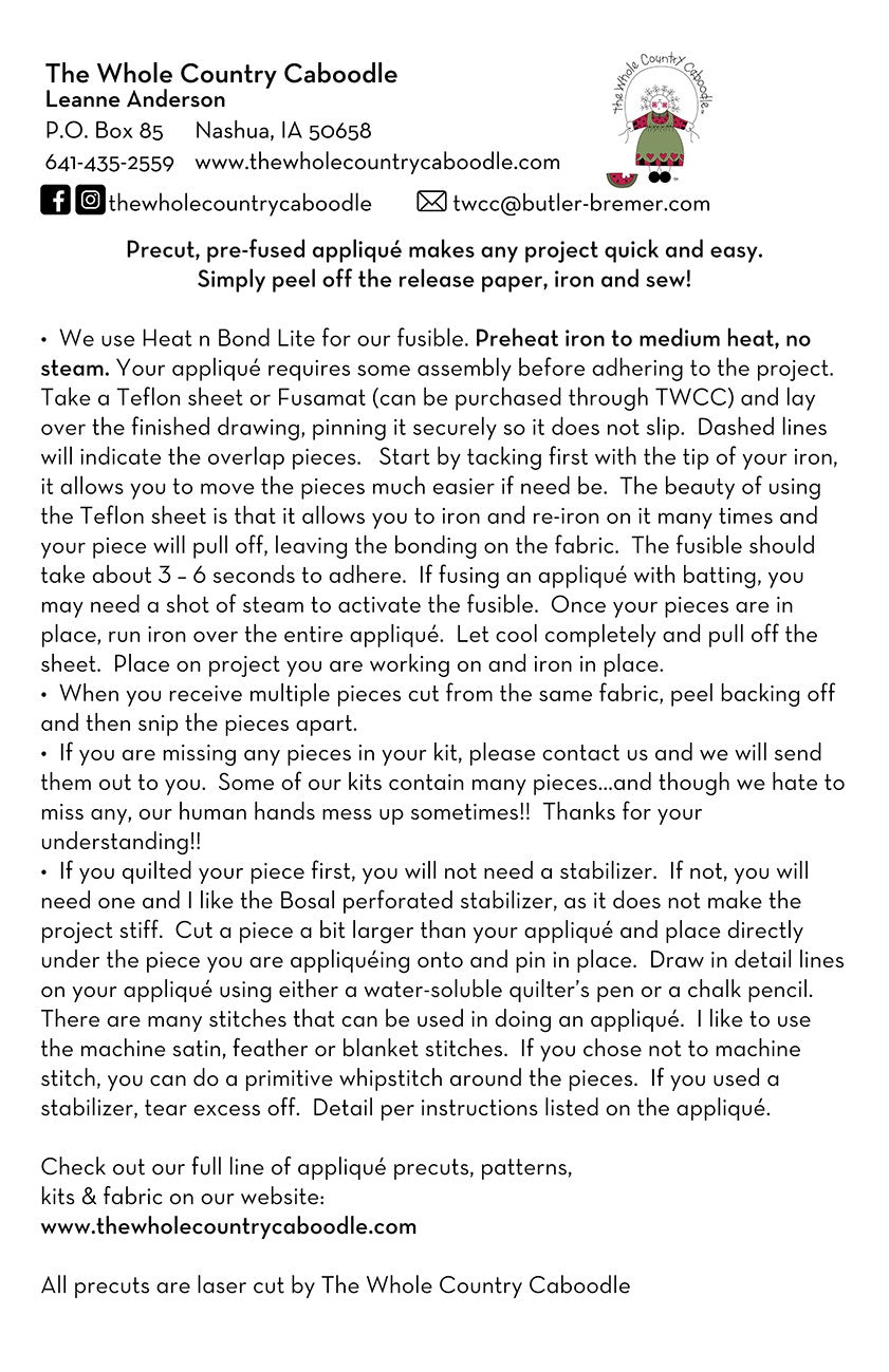 Beagle 2 Precut Fused Applique Pack