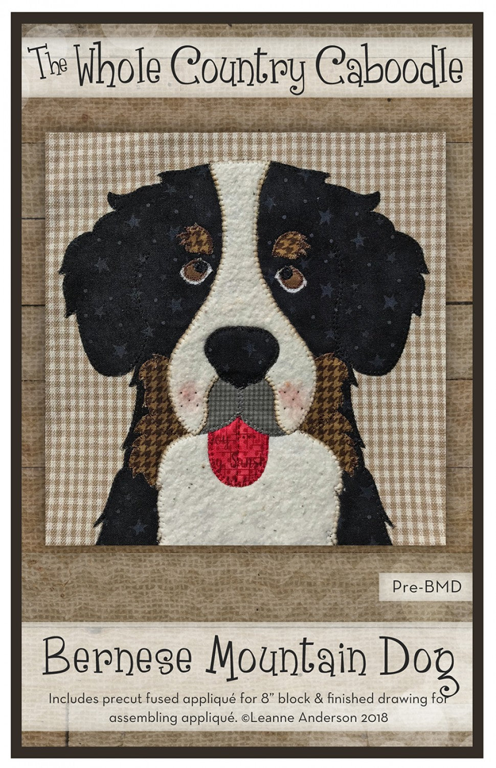 Bernese Mountain Dog Precut Fused Applique Pack