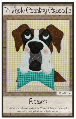 Boxer Precut Fused Applique Pack