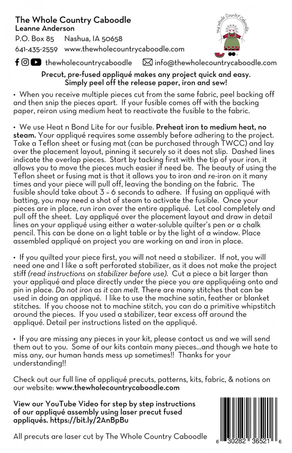 Chinese Crested Precut Fused Applique Pack