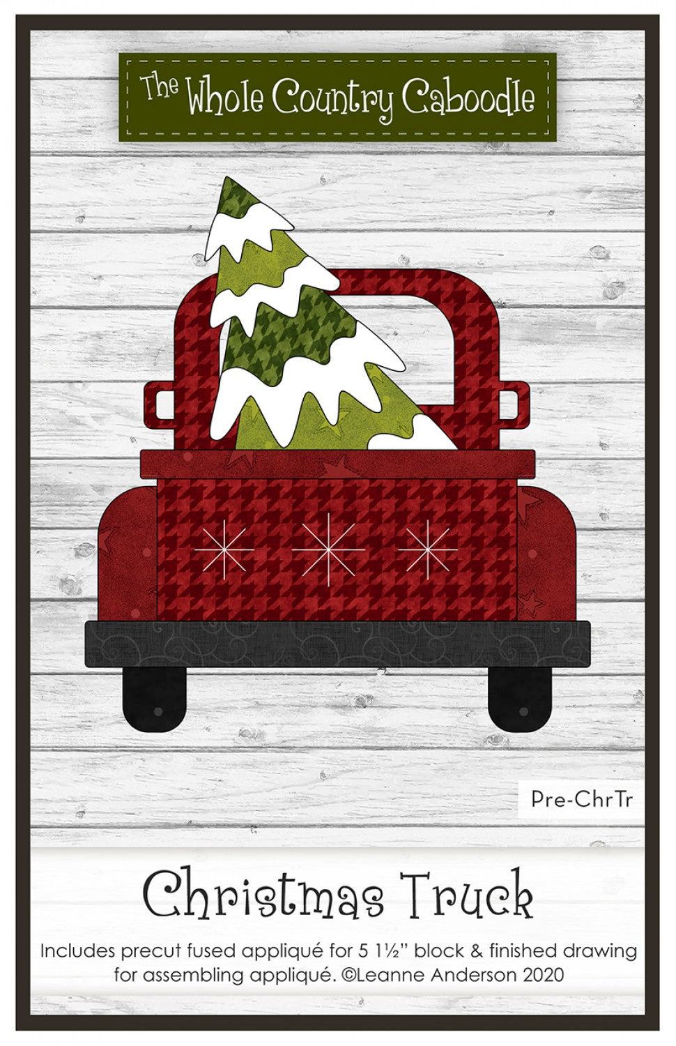 Christmas Truck Precut Fused Applique Pack