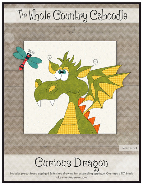 Curious Dragon Precut Fused Applique Pack