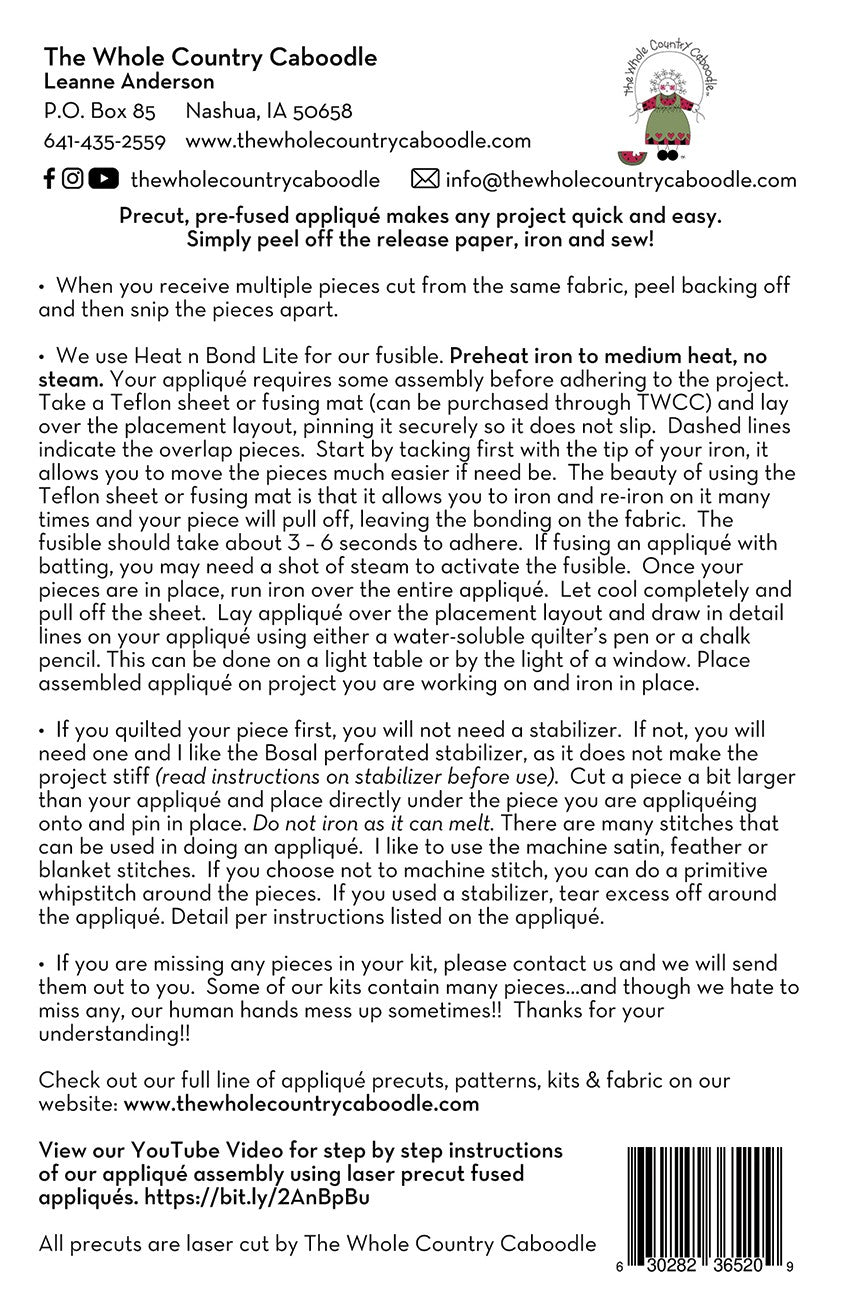 English Mastiff Precut Fused Applique Pack