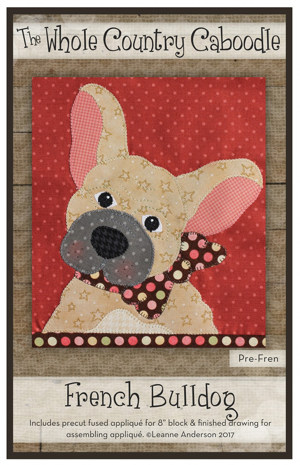 French Bulldog Precut Fused Applique Pack
