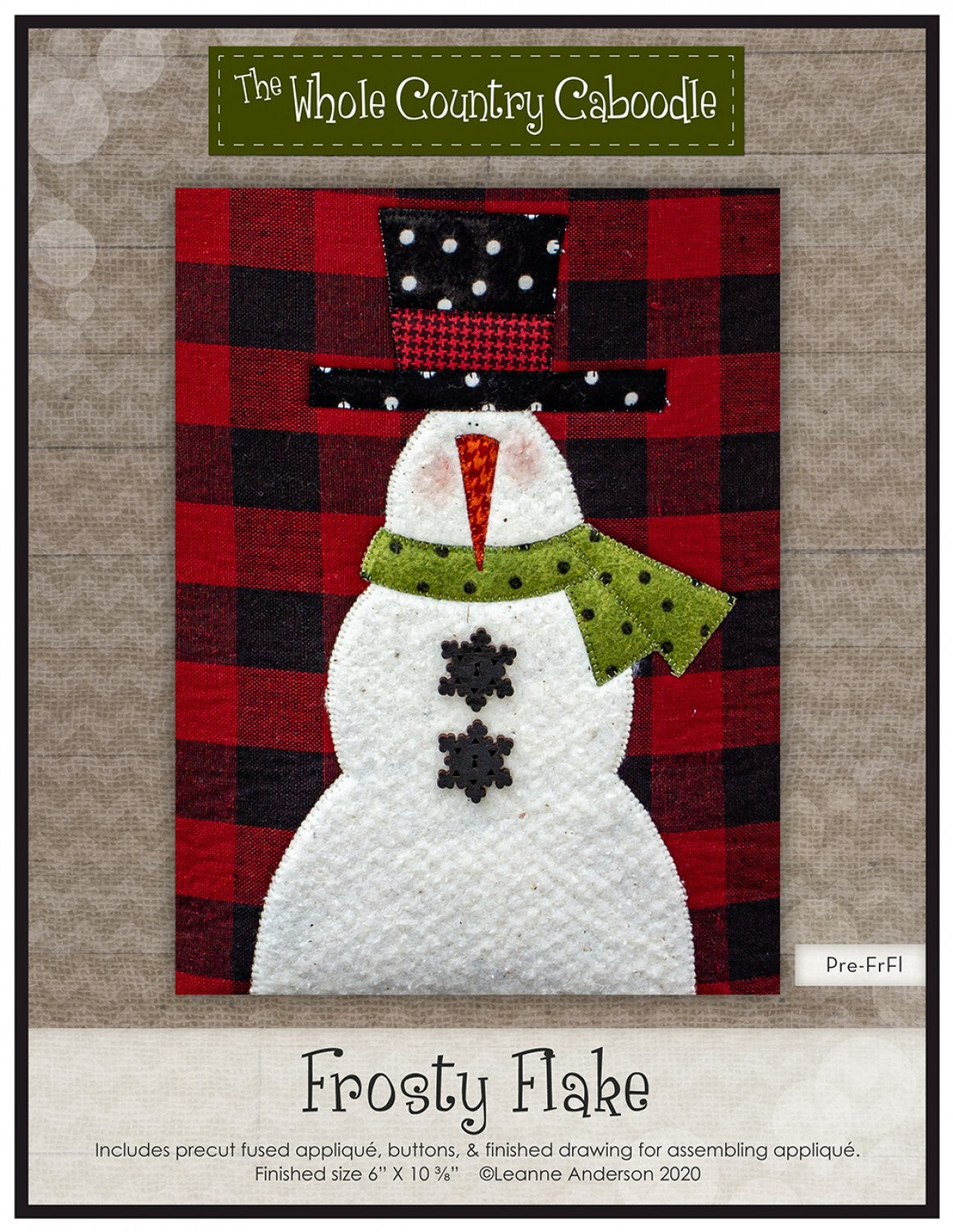 Frosty Flake Precut Fused Applique Pack