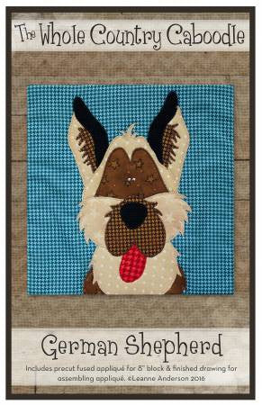 German Shepherd Precut Fused Applique Pack