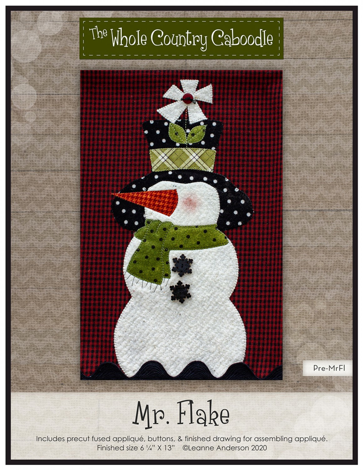 Mr. Flake Precut Fused Applique Pack