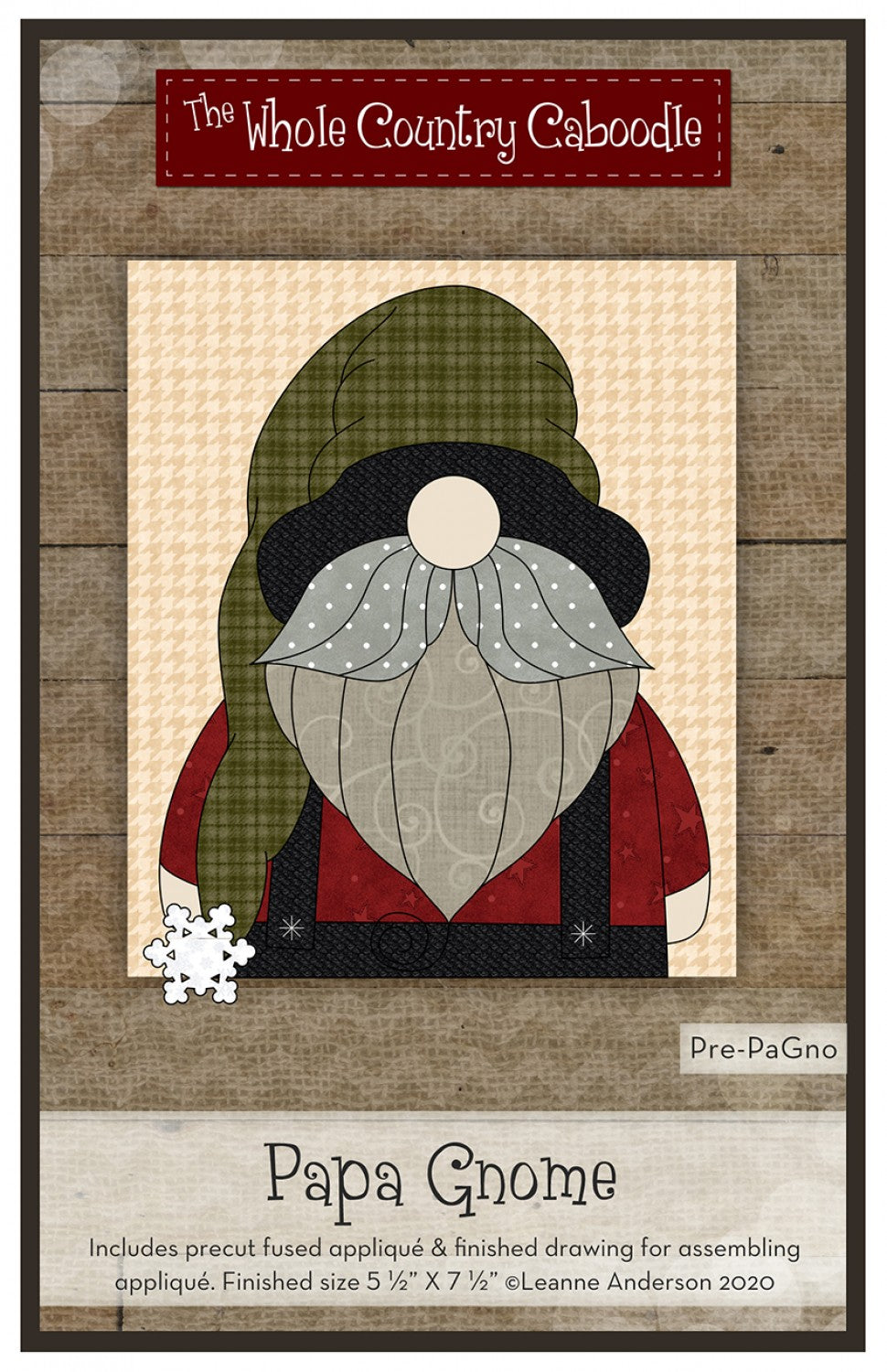 Papa Gnome Precut Fused Applique Pack