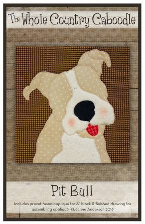 Pit Bull Precut Fused Applique Pack