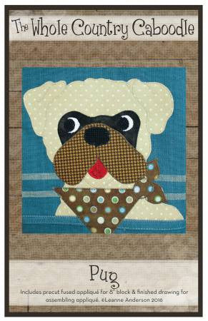 Pug Precut Fused Applique Pack