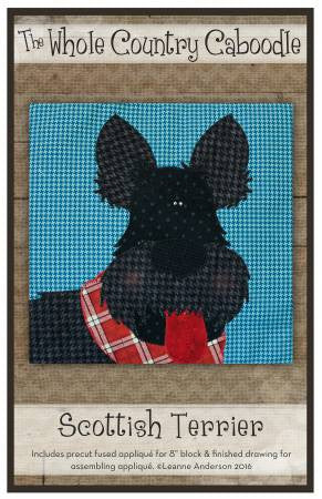 Scottish Terrier Precut Fused Applique Pack