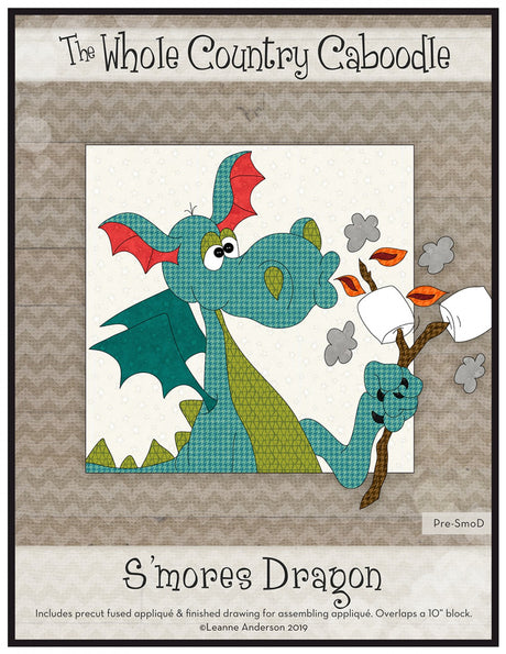 S'Mores Dragon Precut Fused Applique Pack