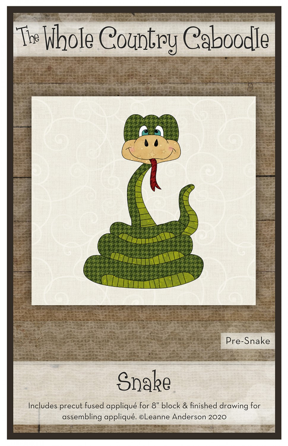Snake Precut Fused Applique Pack