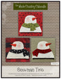 Snowman Trio Precut Fused Applique Pack