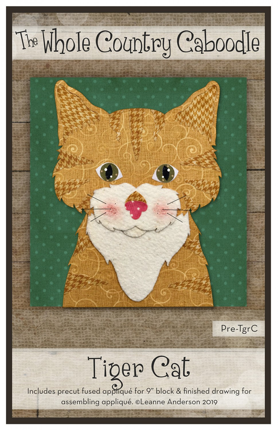 Tiger Cat Precut Fused Applique Pack