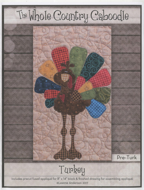 Turkey Precut Fused Applique Pack