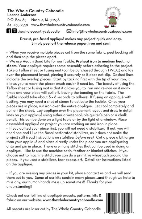 Turtle Precut Fused Applique Pack