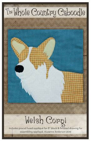 Welsh Corgi Precut Fused Applique Pack