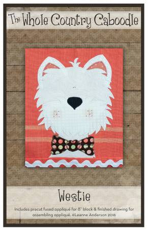 Westie Precut Fused Applique Pack